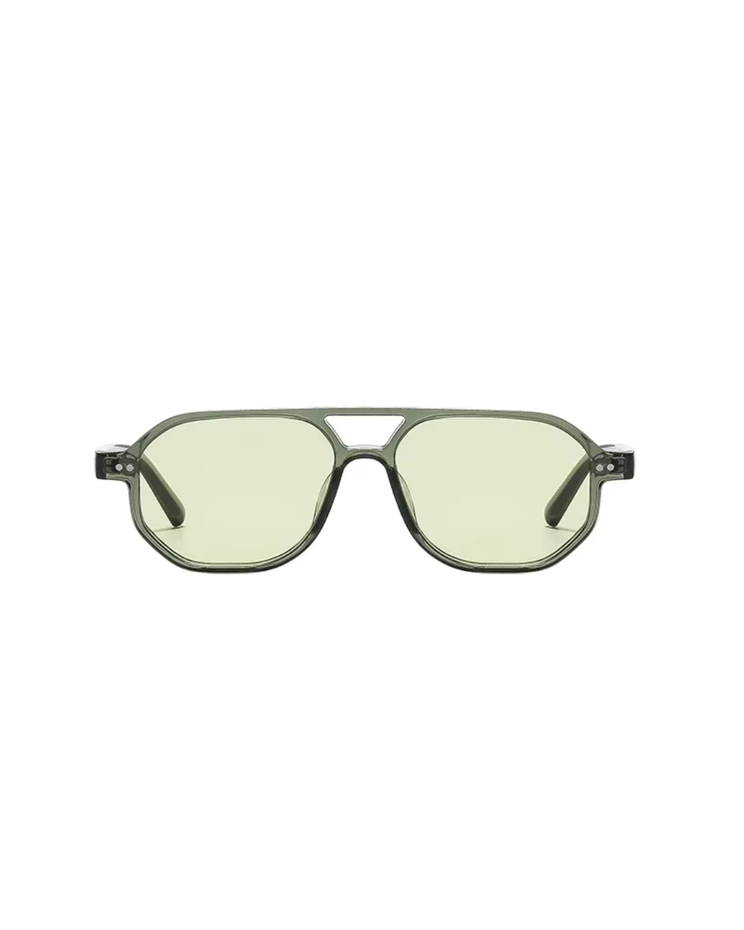Ochelari de soare Unisex - Green Sha | Protecție UV400 + Toc piele incluss
