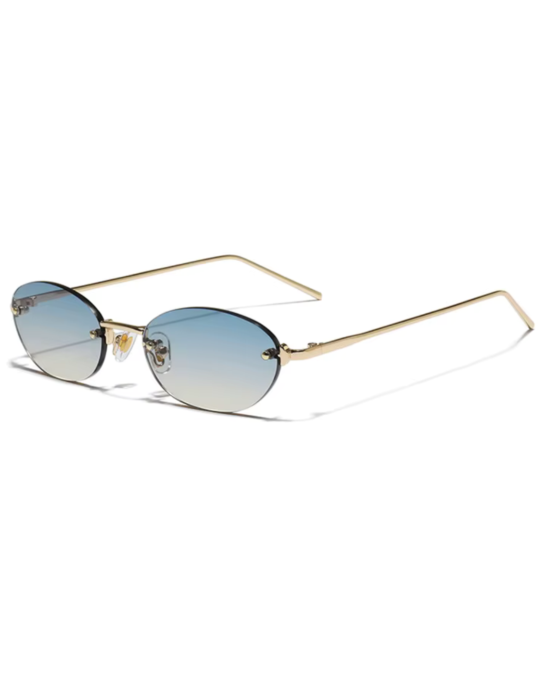 Ochelari de soare Sicily Blue | Protecție UV400 + Toc piele inclus | Unisex