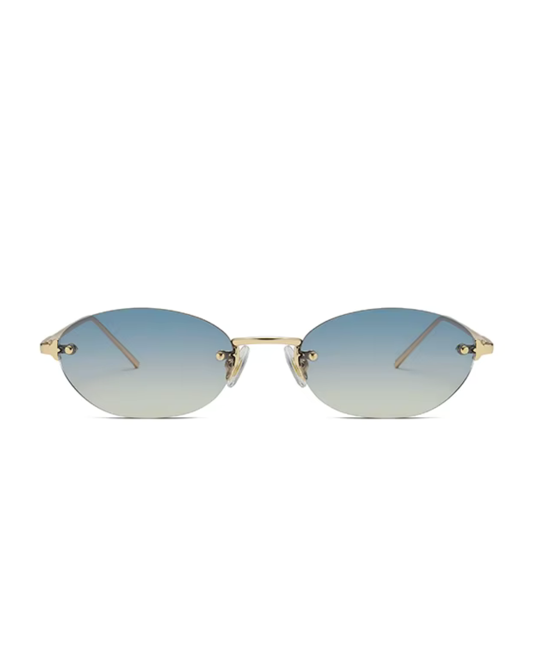 Ochelari de soare Sicily Blue | Protecție UV400 + Toc piele inclus | Unisex